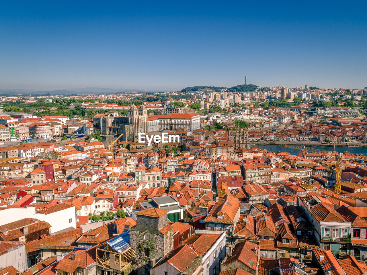 High angle view of a city