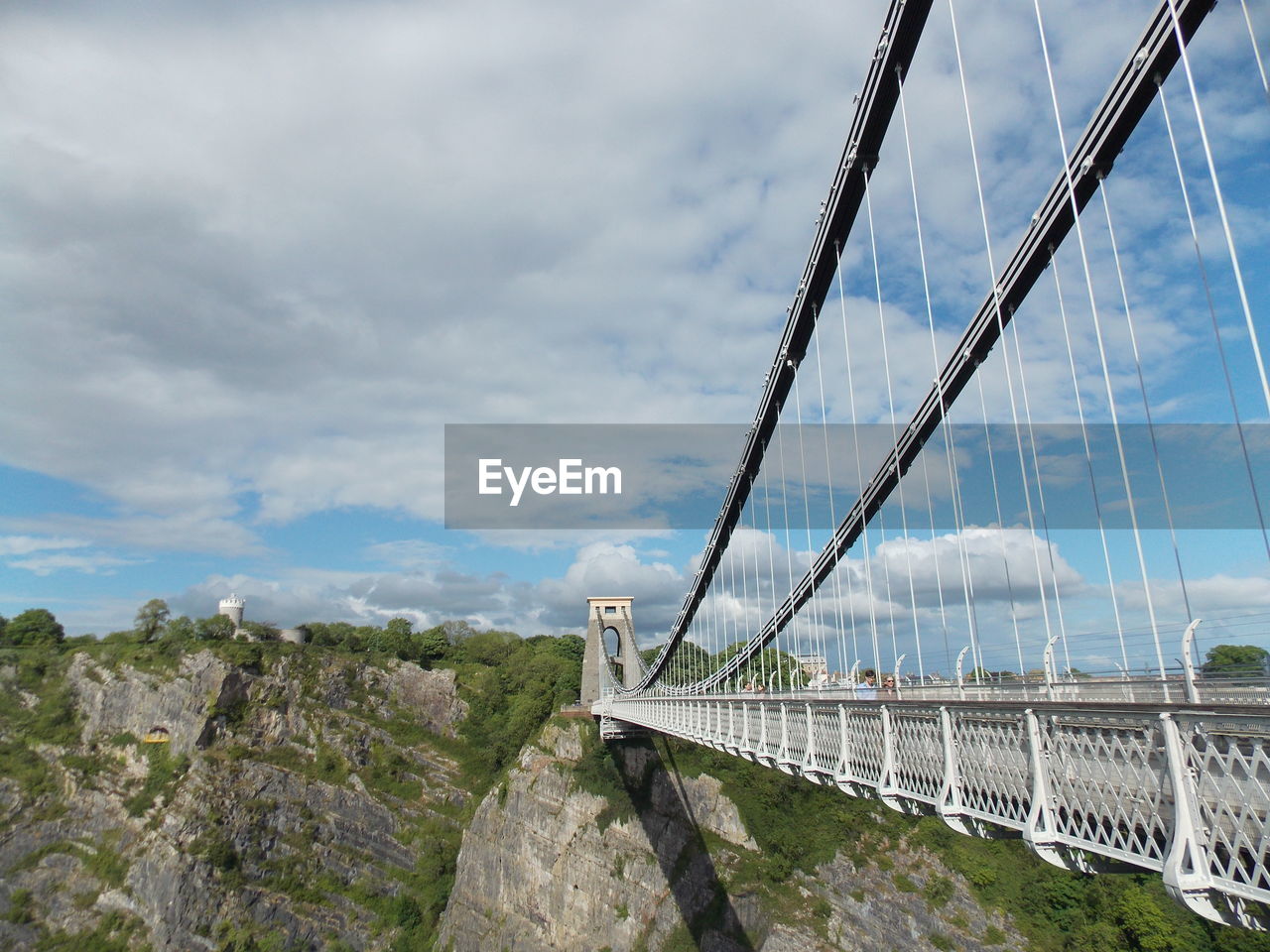 VIEW OF SUSPENSION BRIDGE