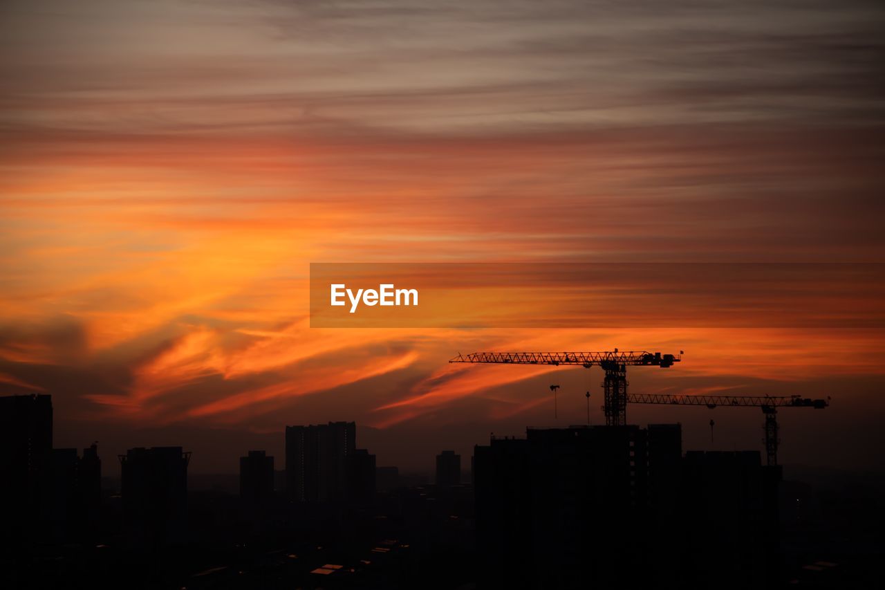 Amazing sunrise over ang mo kio town