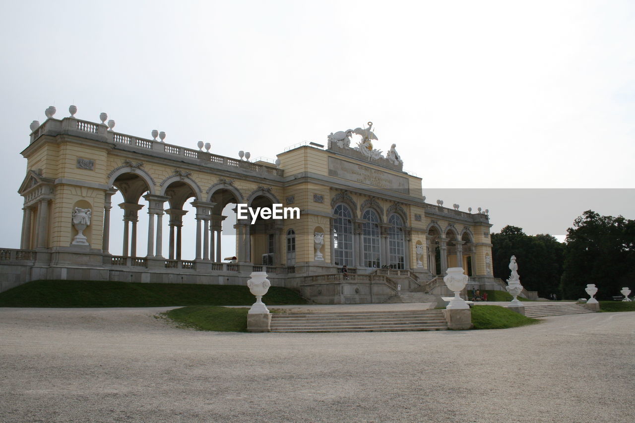 BUILDING AGAINST CLEAR SKY