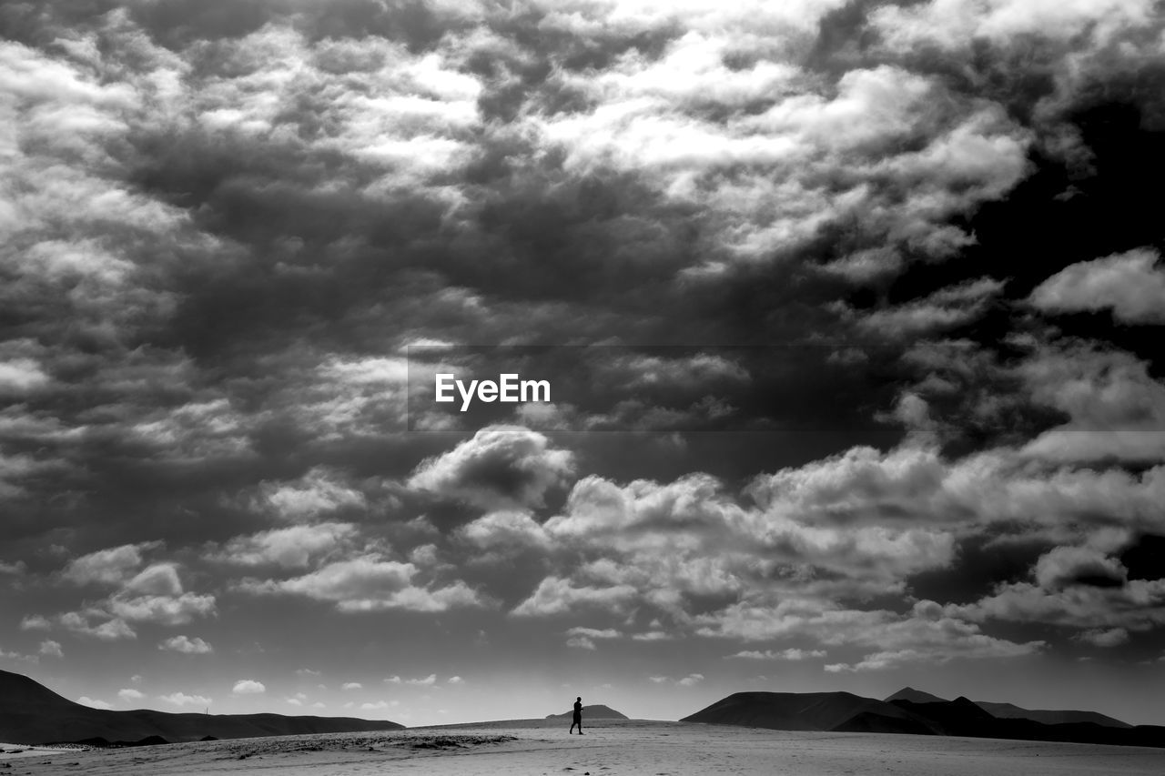 SCENIC VIEW OF SKY OVER CLOUDS