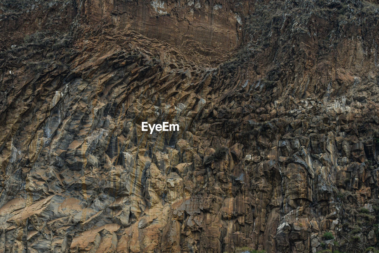 Full frame shot of rock formation