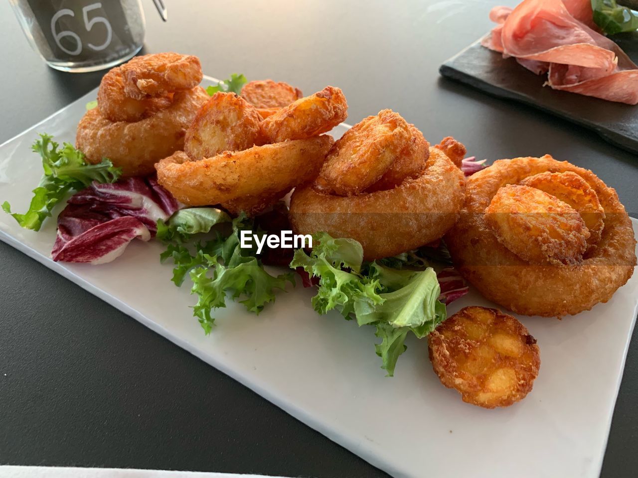 CLOSE-UP OF FOOD SERVED ON PLATE