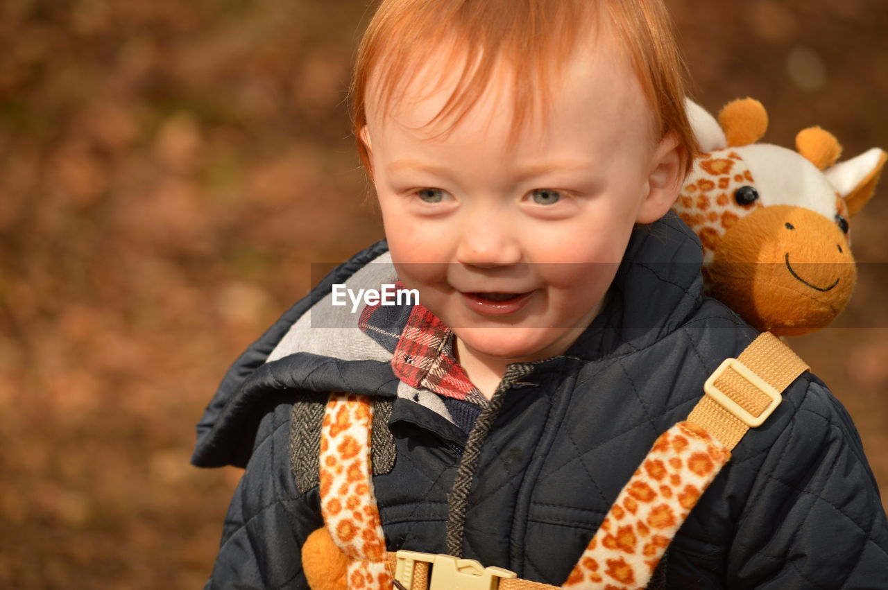 Portrait of smiling boy