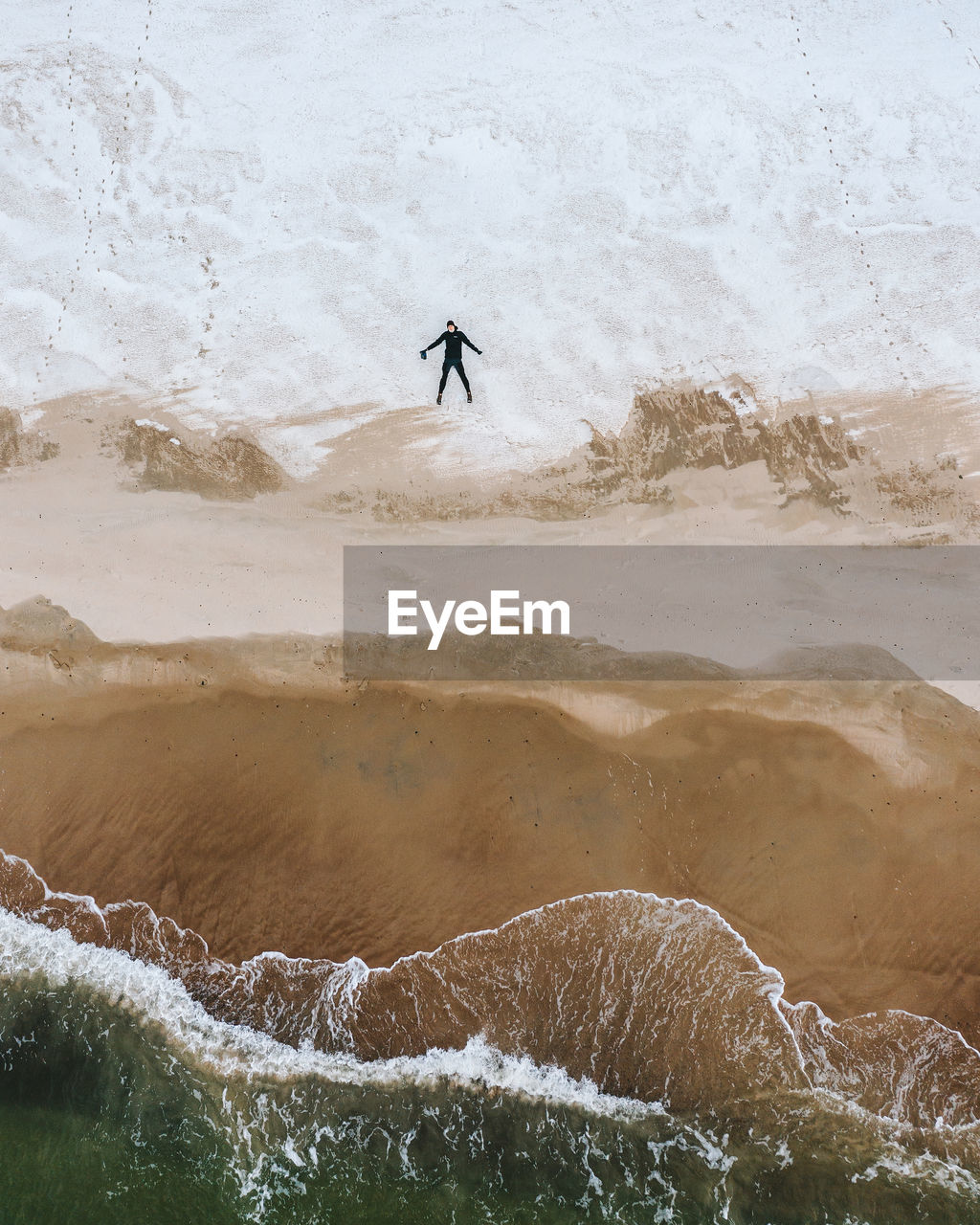 Man surfing in sea