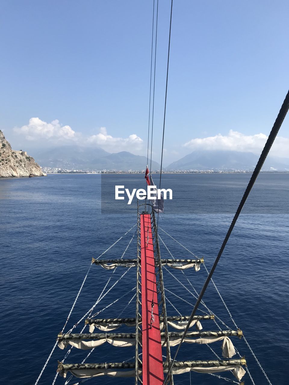 Sailing on the mediterranean