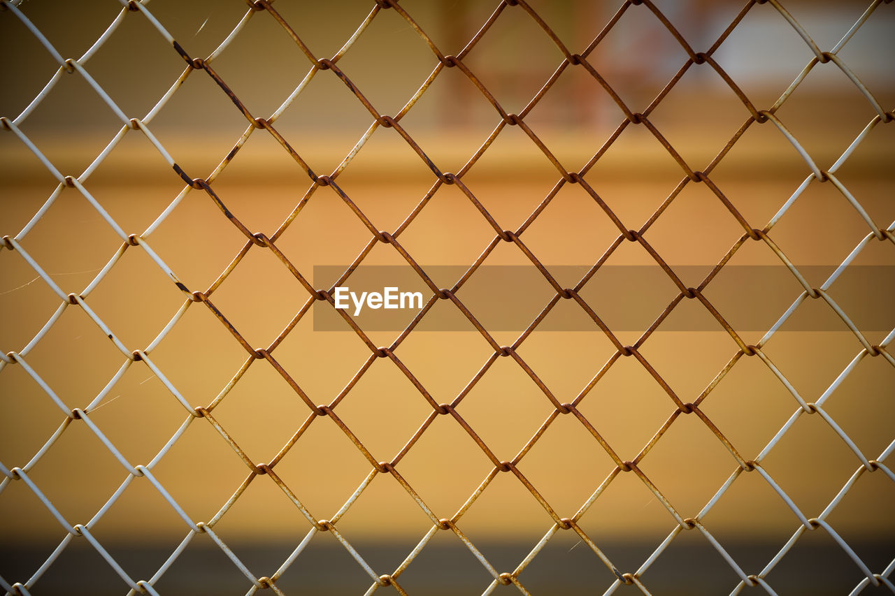 Close-up of chainlink fence