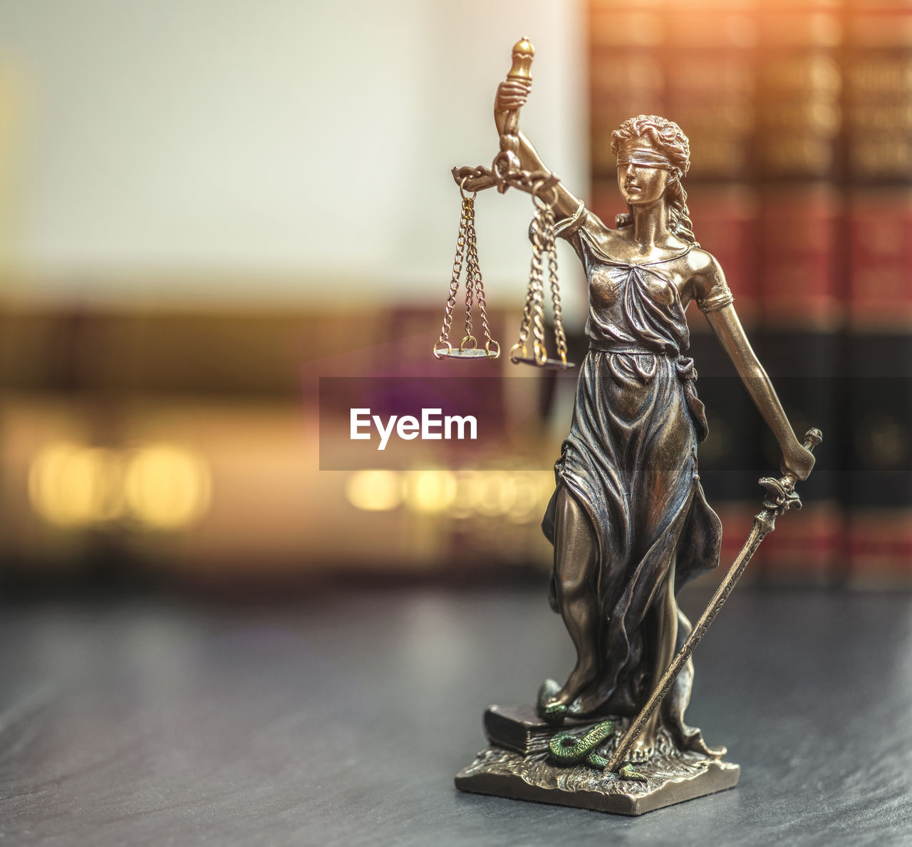 Close-up of lady justice