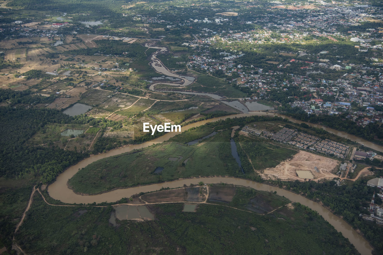 aerial view of landscape