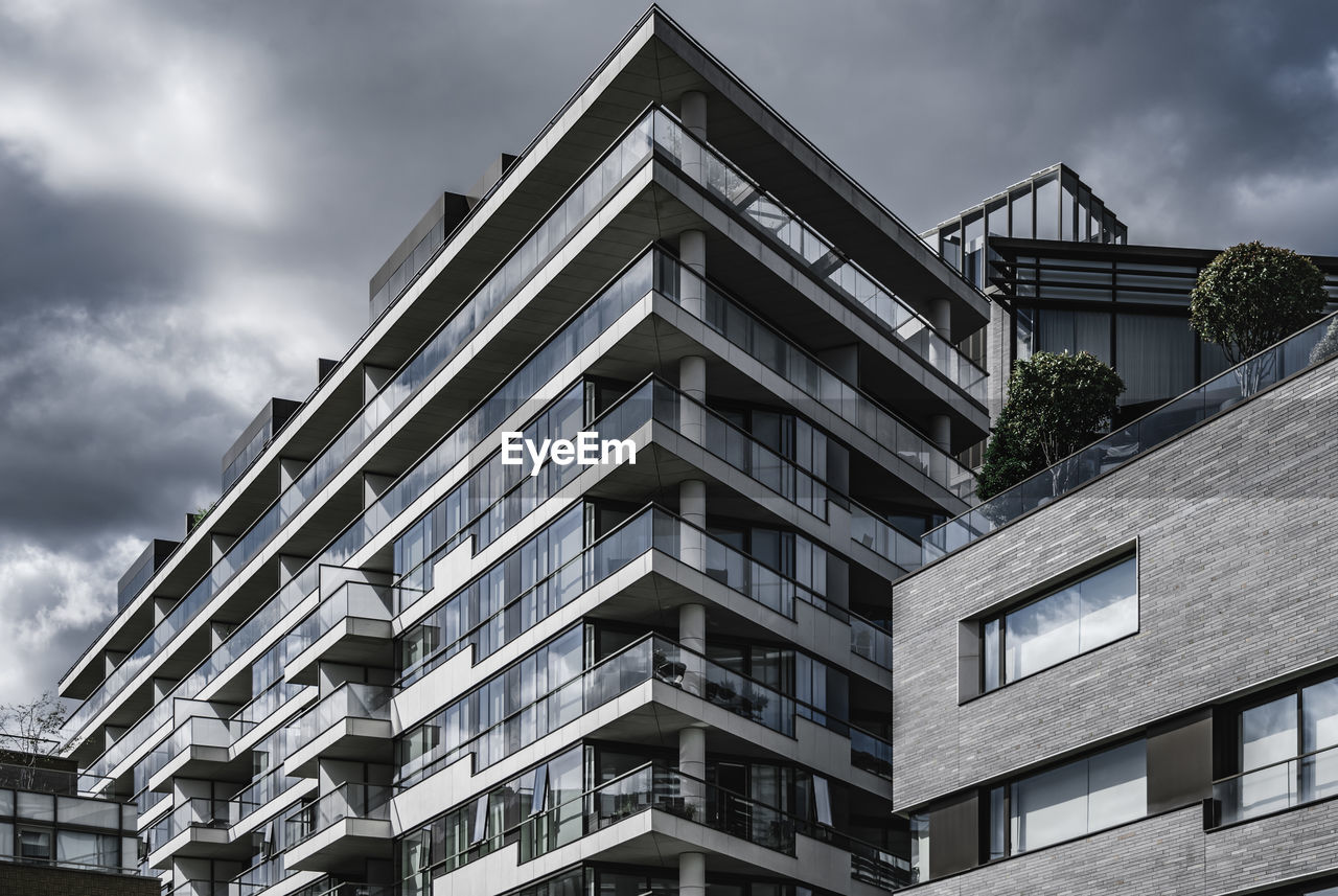 Low angle view of building against sky