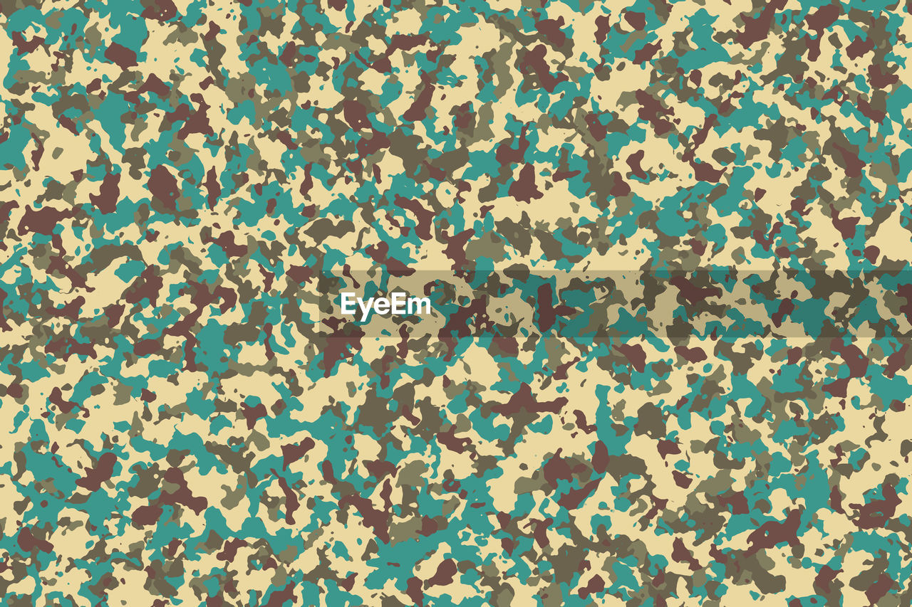 Full frame shot of camouflage patterns