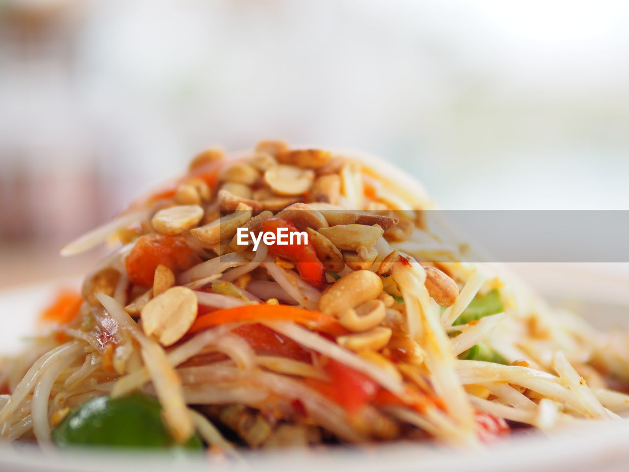 close-up of food in plate on table