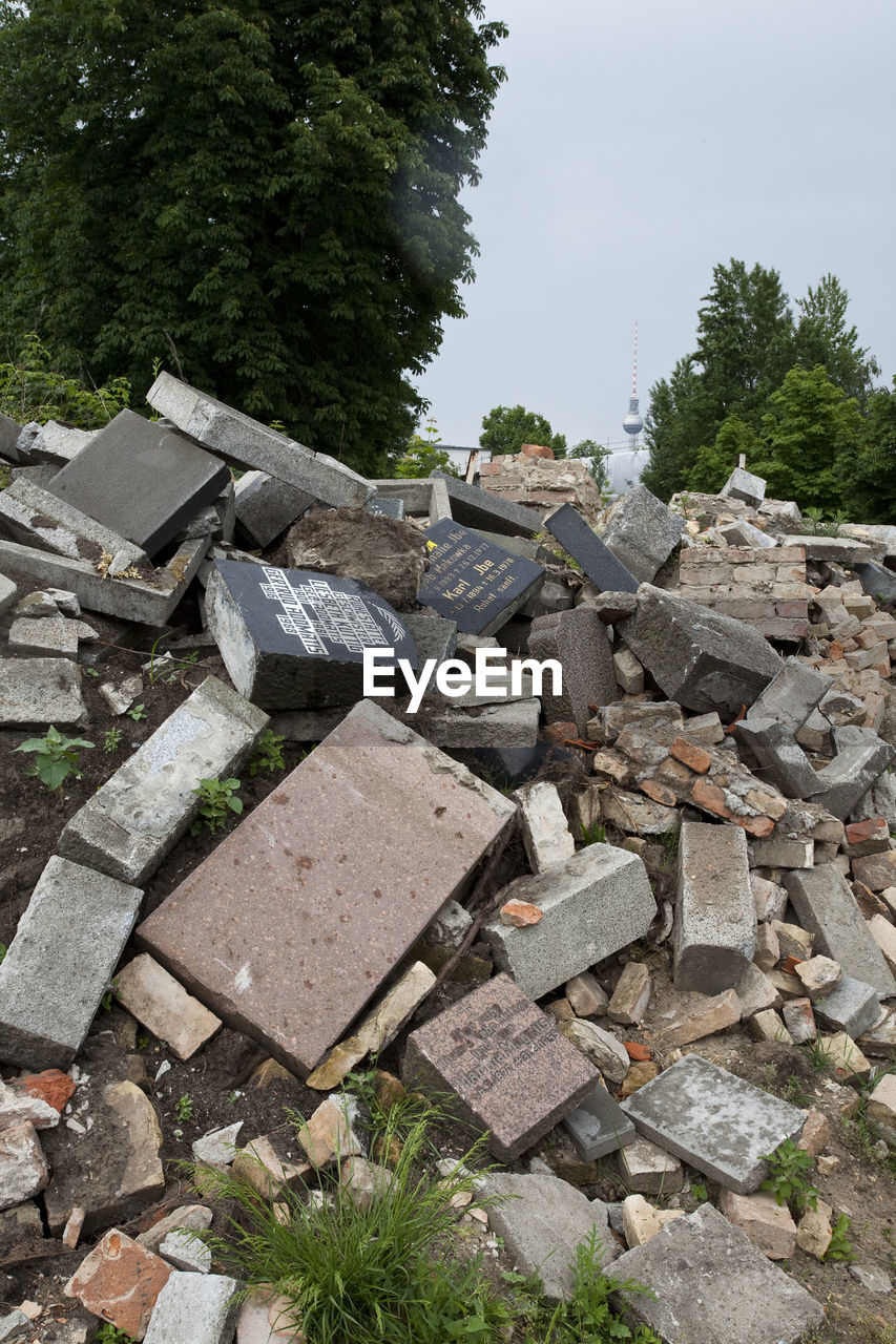 STACK OF STONE WALL