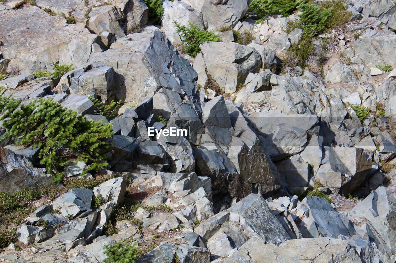 Rock formation against the sky
