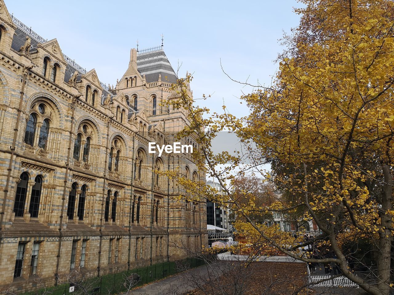 Low angle view of historic building against sky