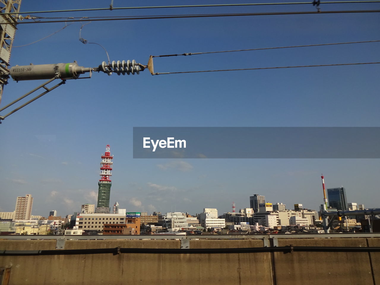 Buildings in city against sky