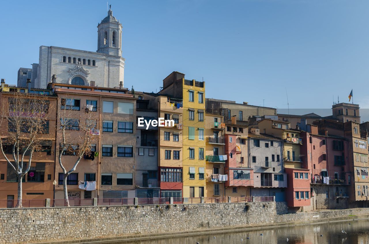 Old town girona catalunya