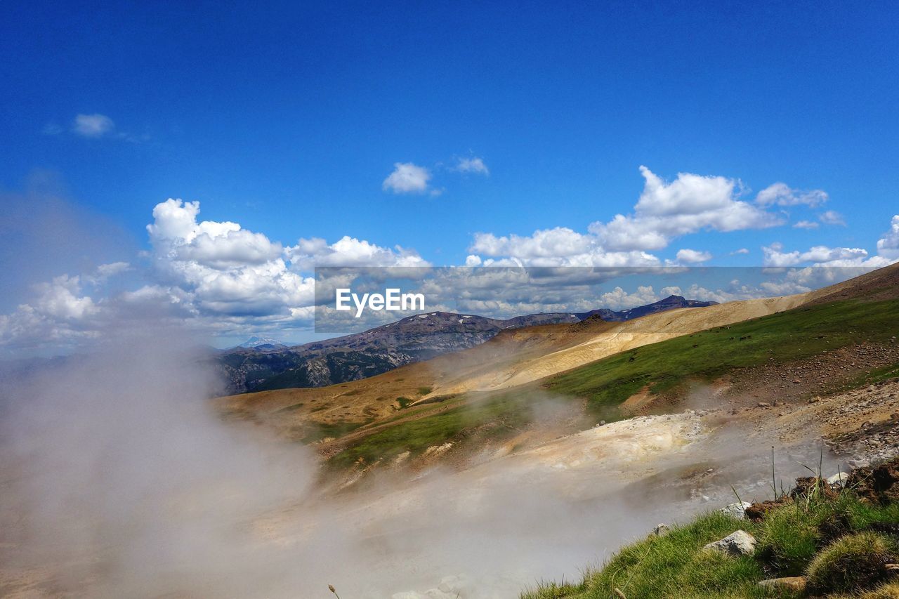 Scenic view of landscape against sky