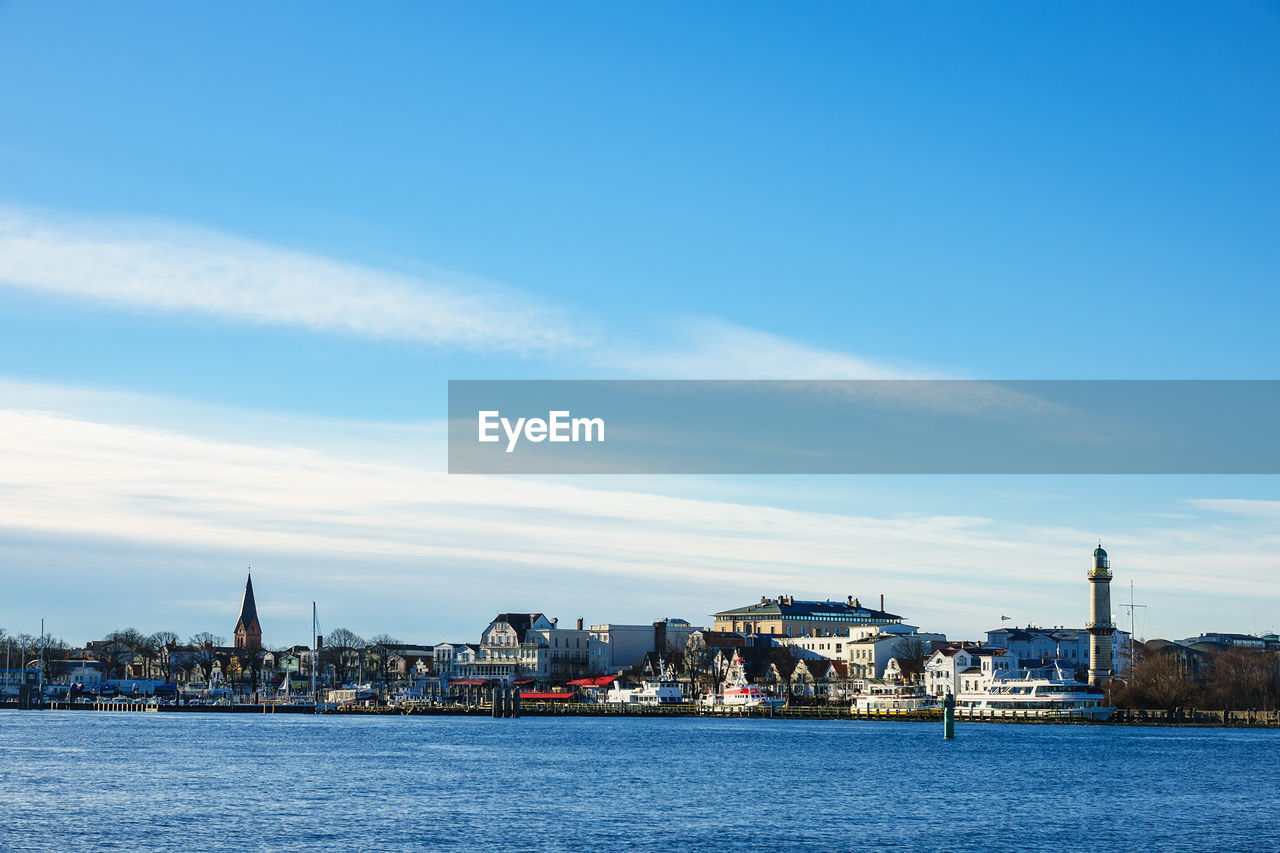 View of city at waterfront