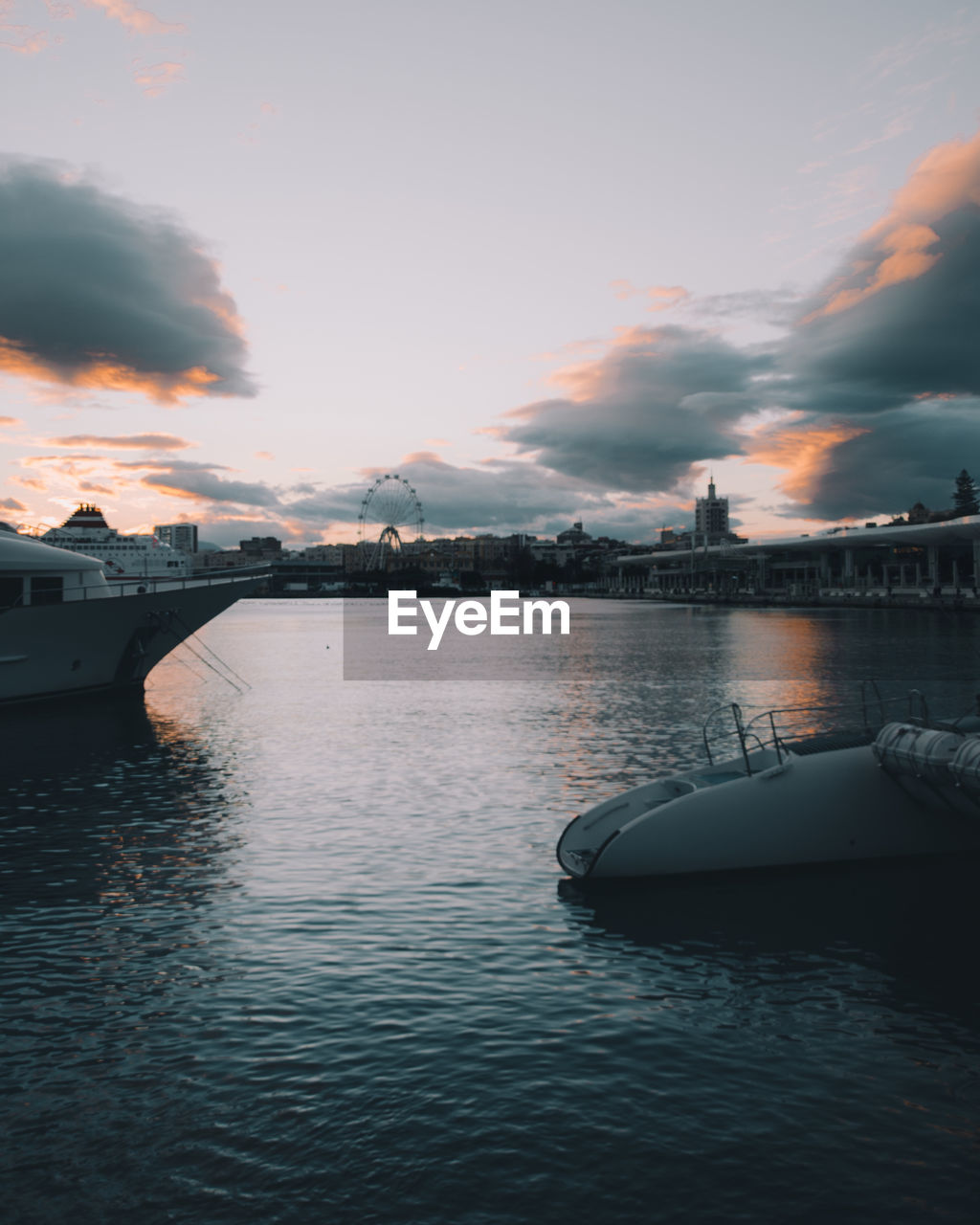 VIEW OF RIVER AGAINST SKY DURING SUNSET