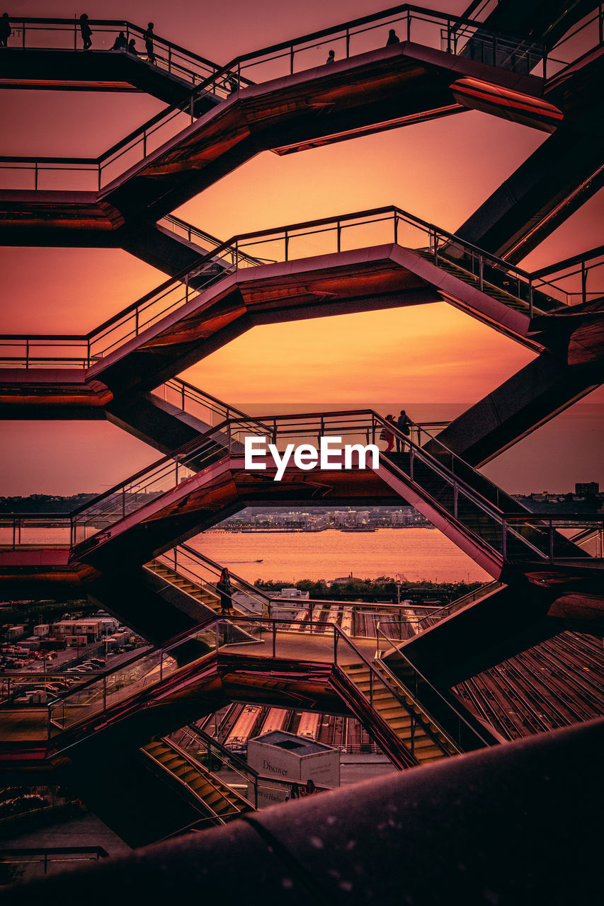 LOW ANGLE VIEW OF SPIRAL STAIRCASE OF BUILDING