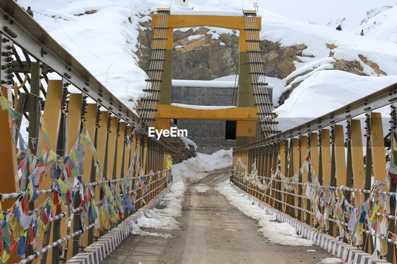 Fresh build chicham bridge in kinnaur valley