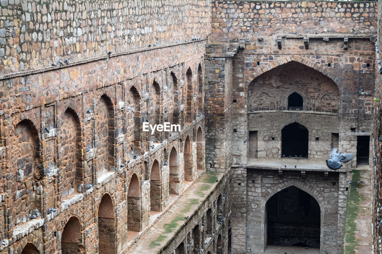 Agrasen ki baoli step well situated in the middle of connaught placed new delhi india, old ancient