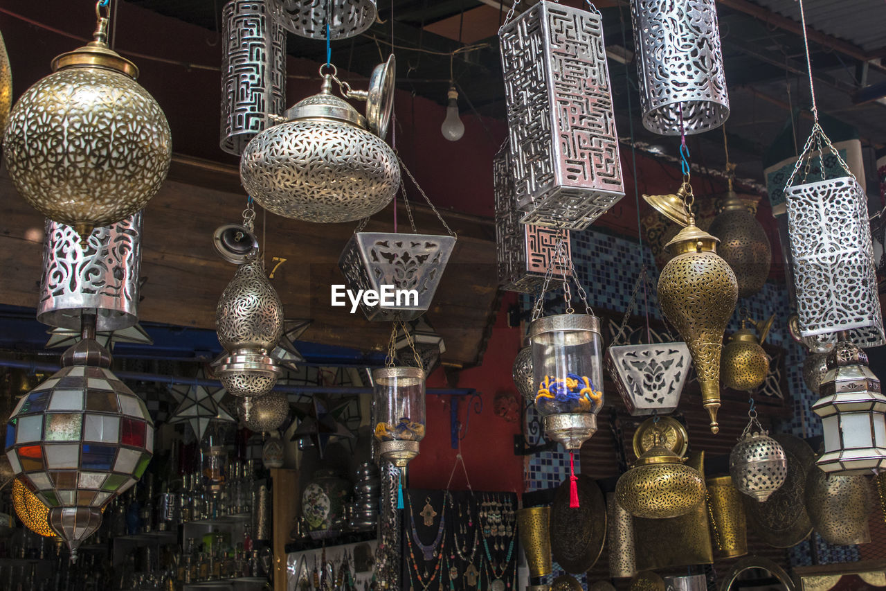 Full frame shot of market stall