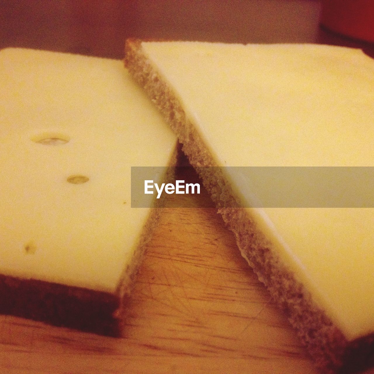 Close-up of fresh cheese on table