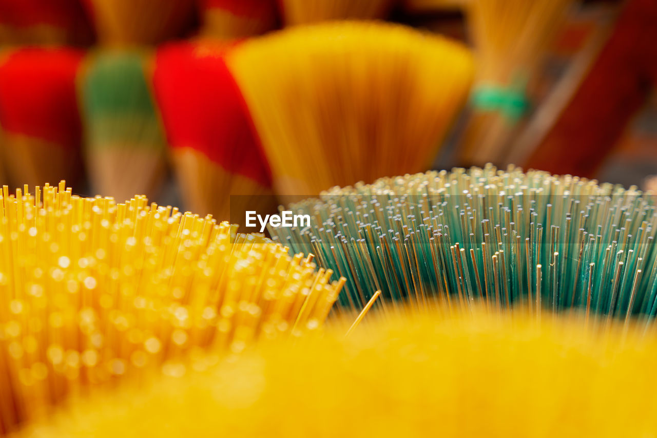 full frame shot of multi colored drinking straws