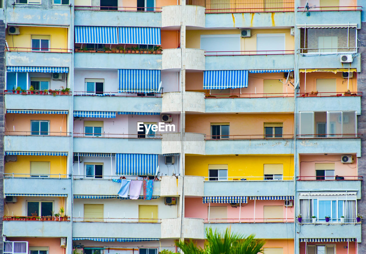 Full frame shot of residential building