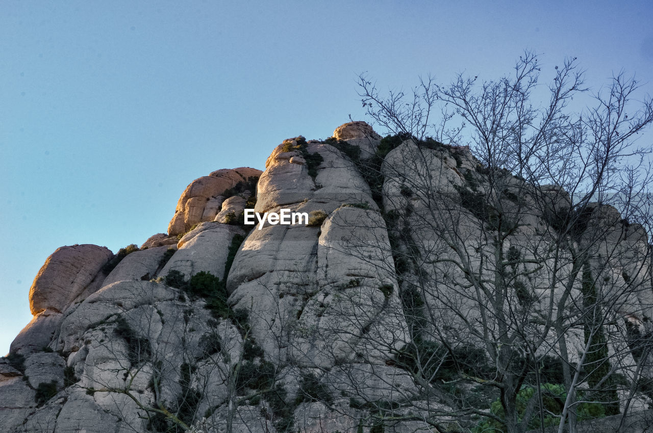 LOW ANGLE VIEW OF ROCK