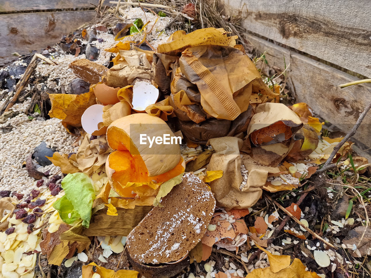 autumn, leaf, high angle view, nature, day, no people, land, plant part, field, outdoors, dry, yellow, large group of objects, wood, leaves, abundance, plant