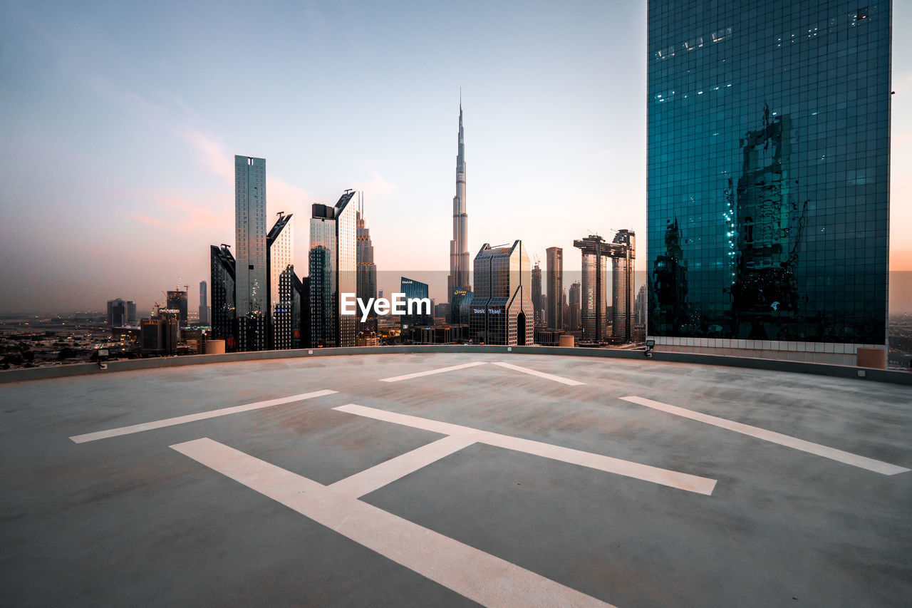 VIEW OF MODERN CITY BUILDINGS