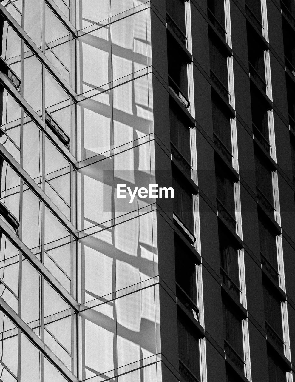 Low angle view of modern building