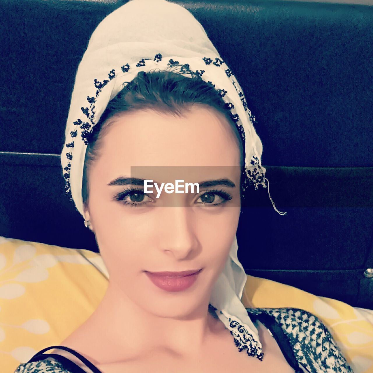Portrait of young woman