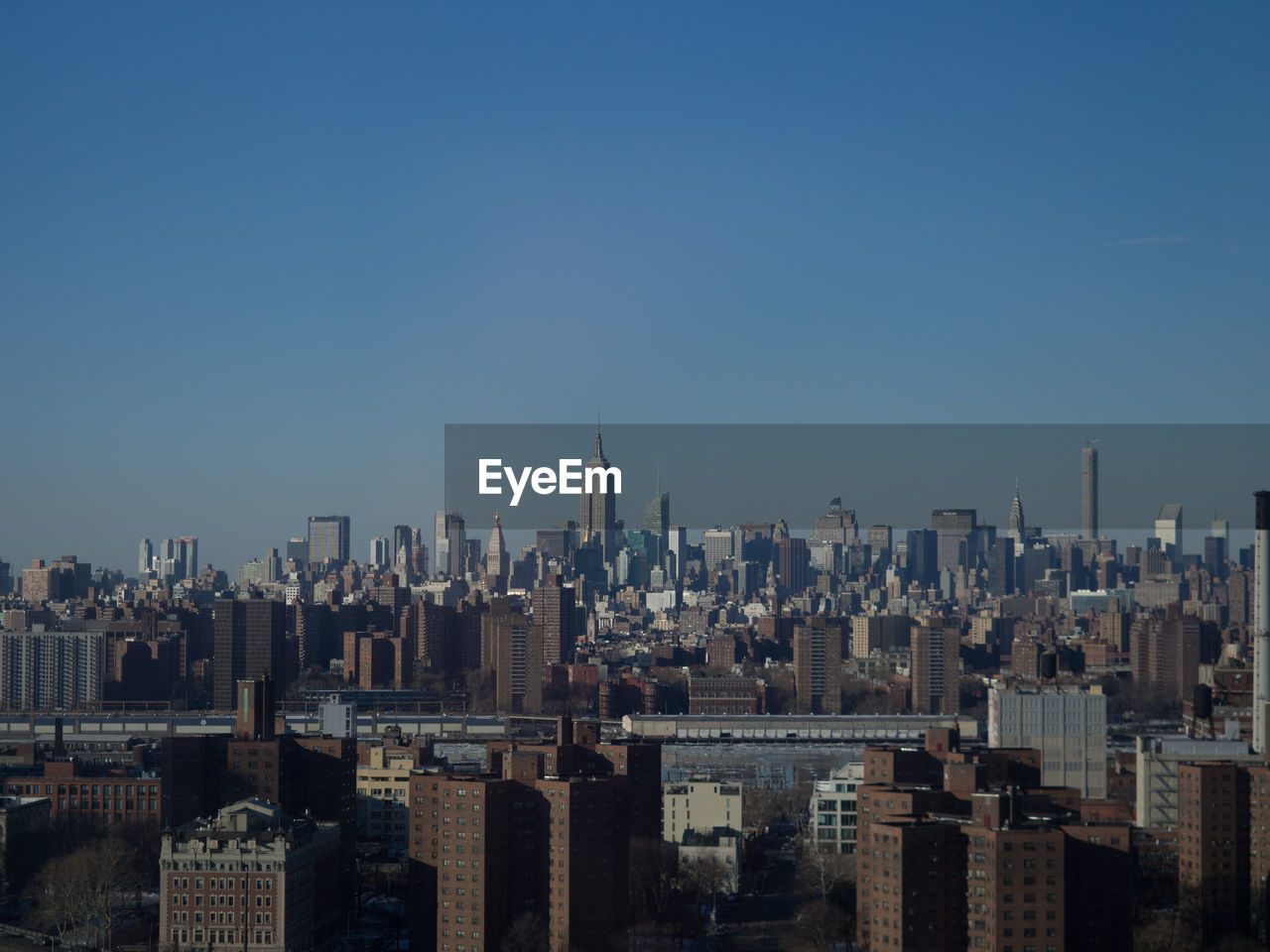 VIEW OF CITYSCAPE AGAINST CLEAR SKY