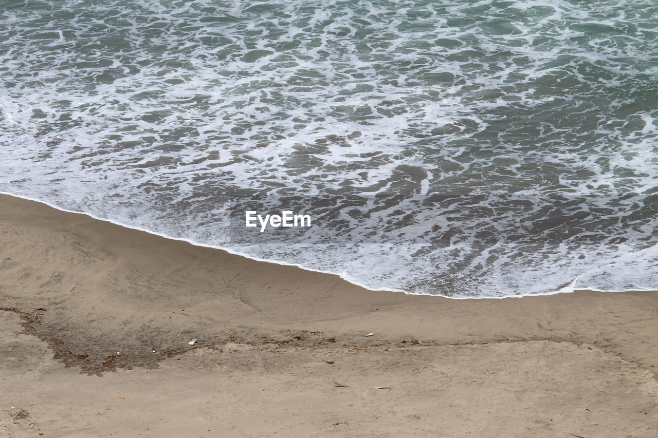 HIGH ANGLE VIEW OF SEA SHORE