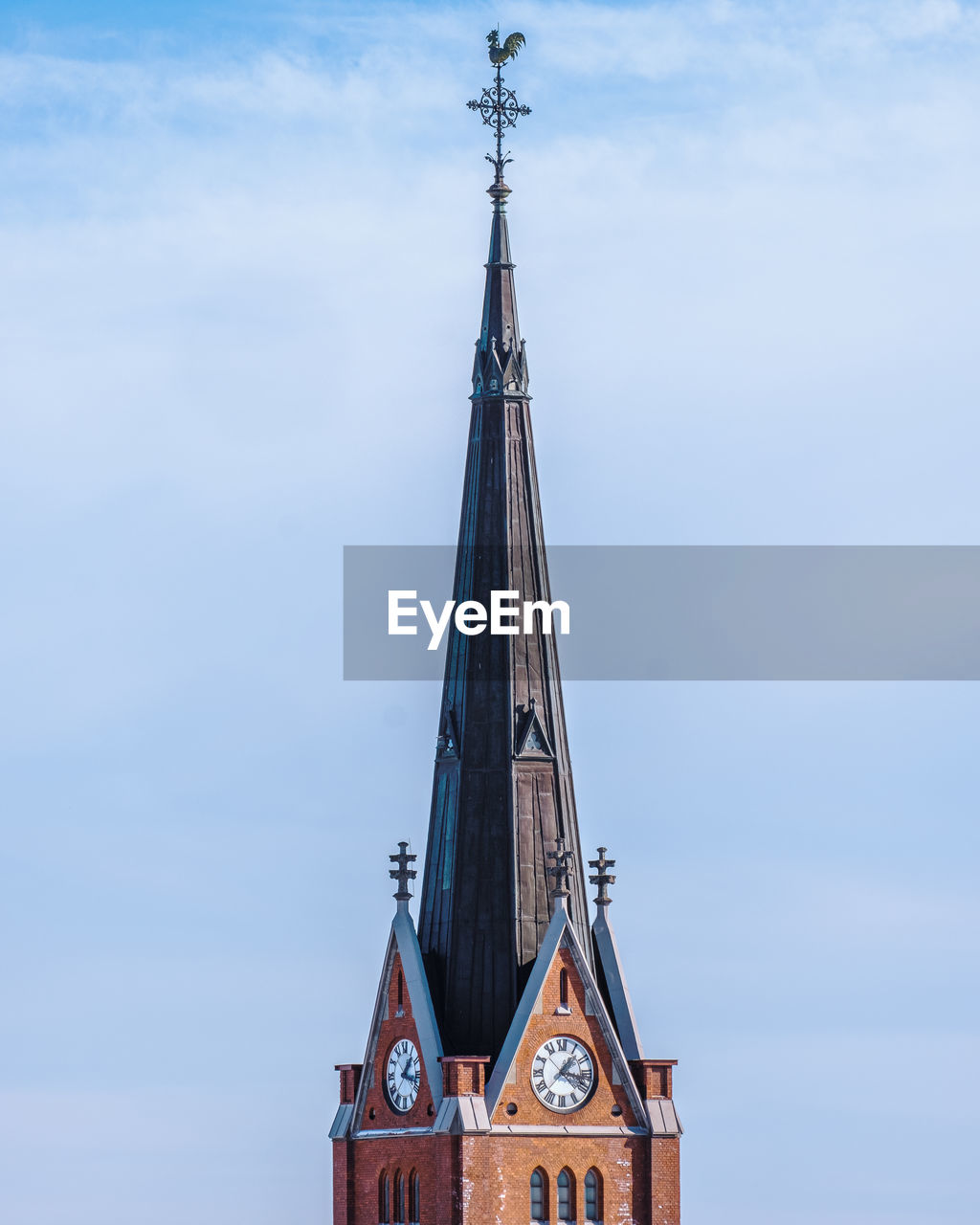 Low angle view of church against sky