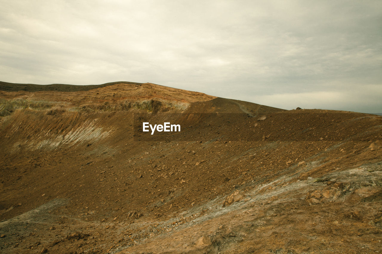 SCENIC VIEW OF LANDSCAPE AND MOUNTAINS AGAINST SKY