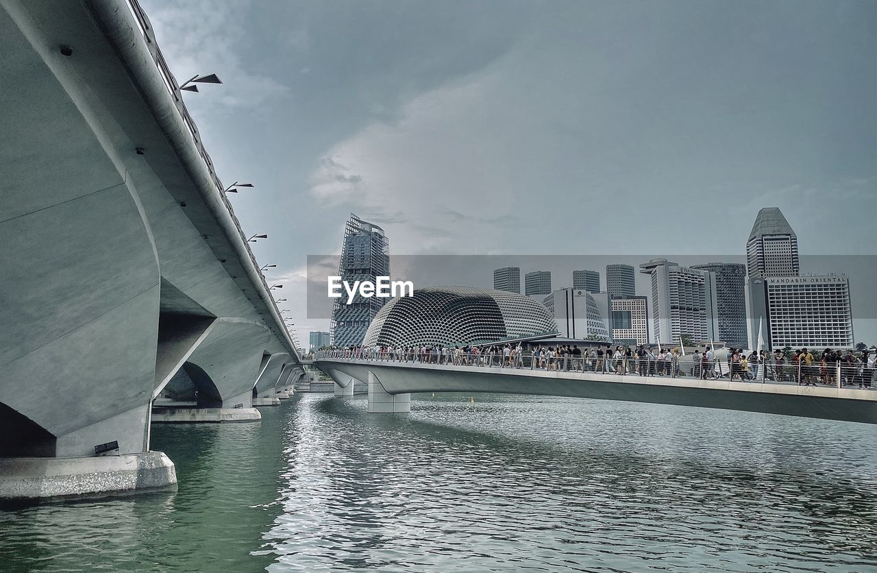 View of bridge and buildings 