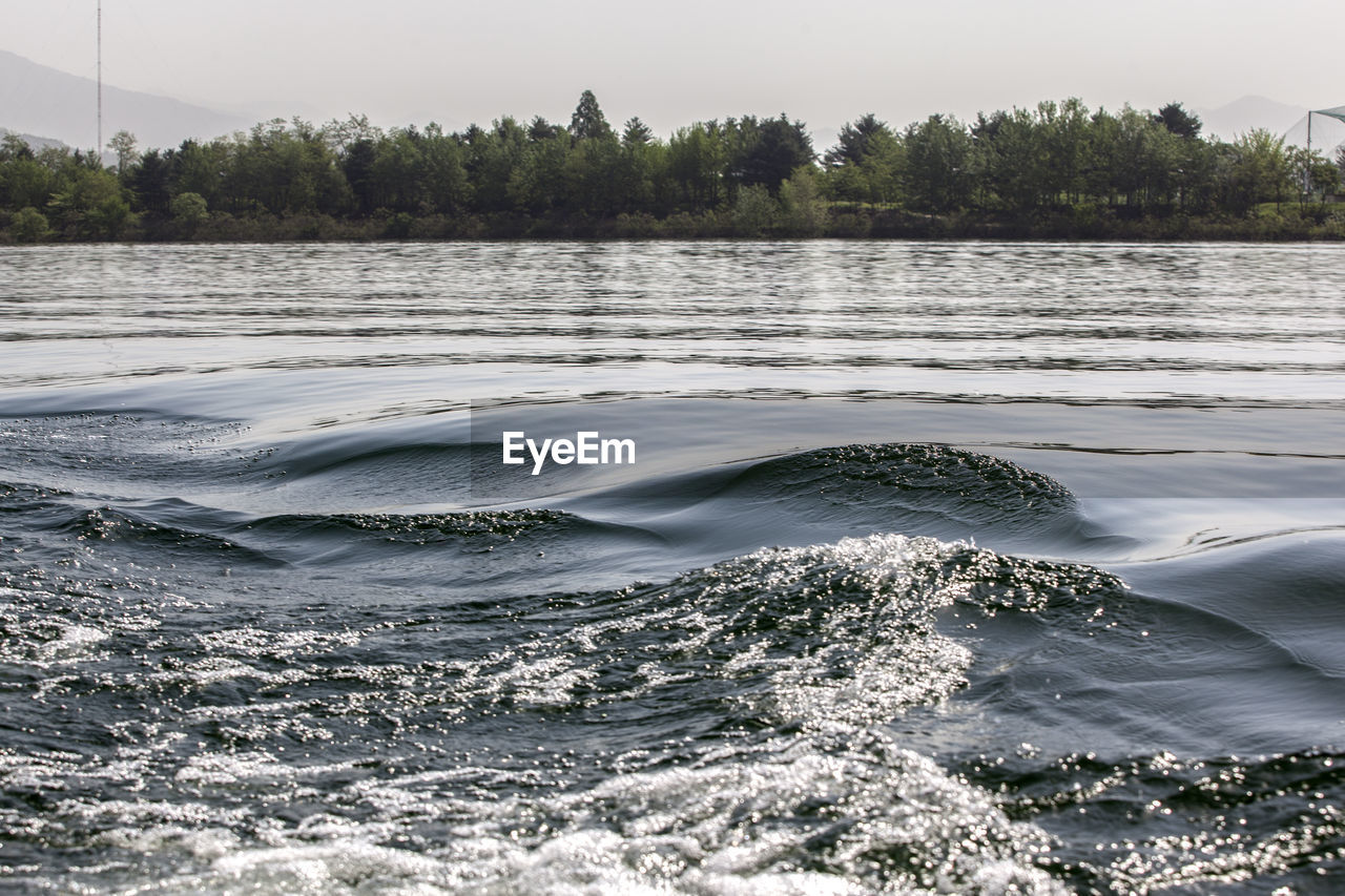 Scenic view of lake