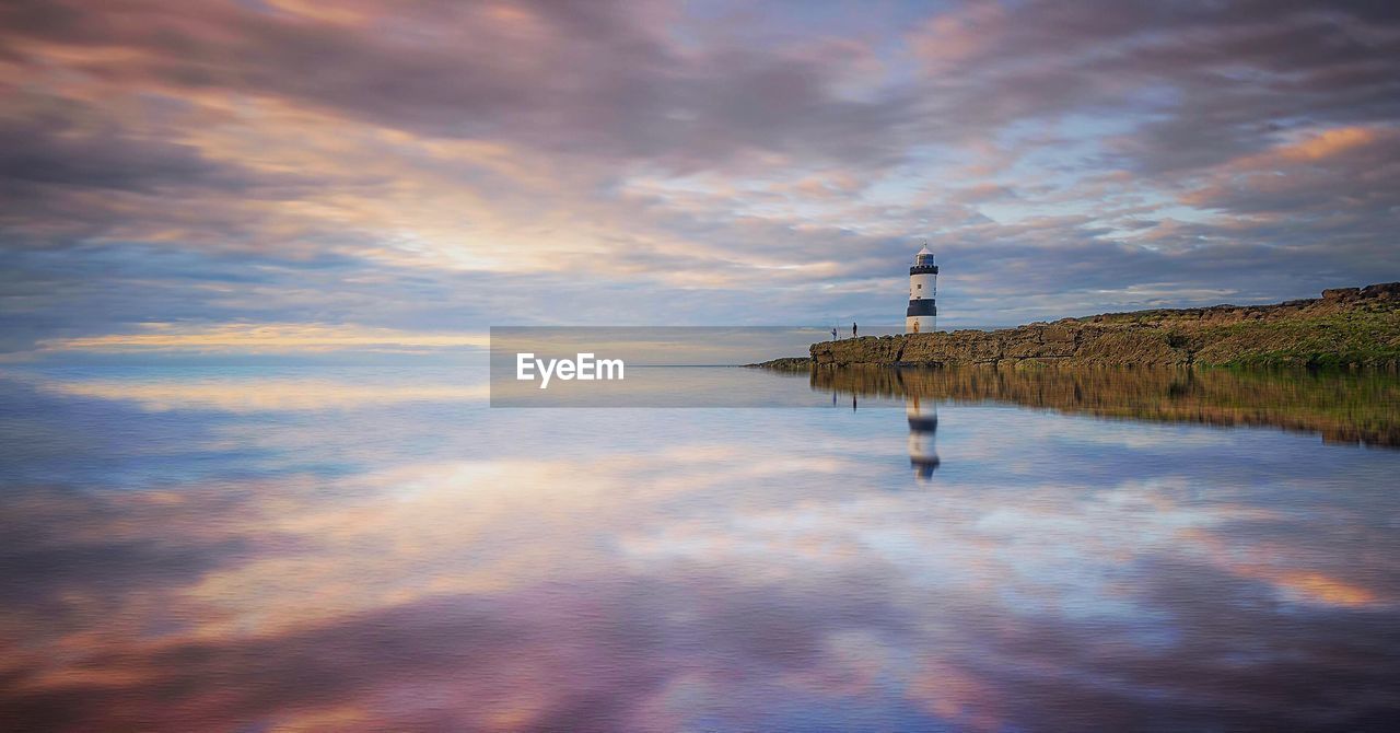 SUNSET OVER CALM SEA