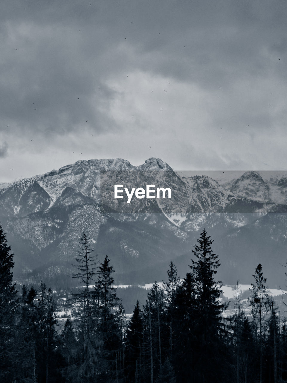 Tatry mountains, winter mountains in poland, zakopane.