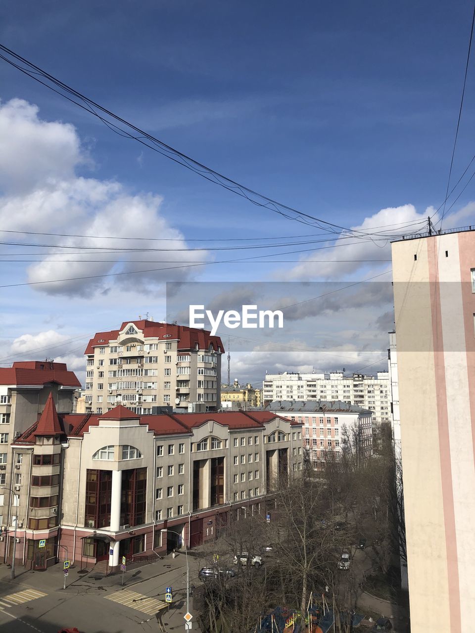 BUILDINGS AGAINST SKY