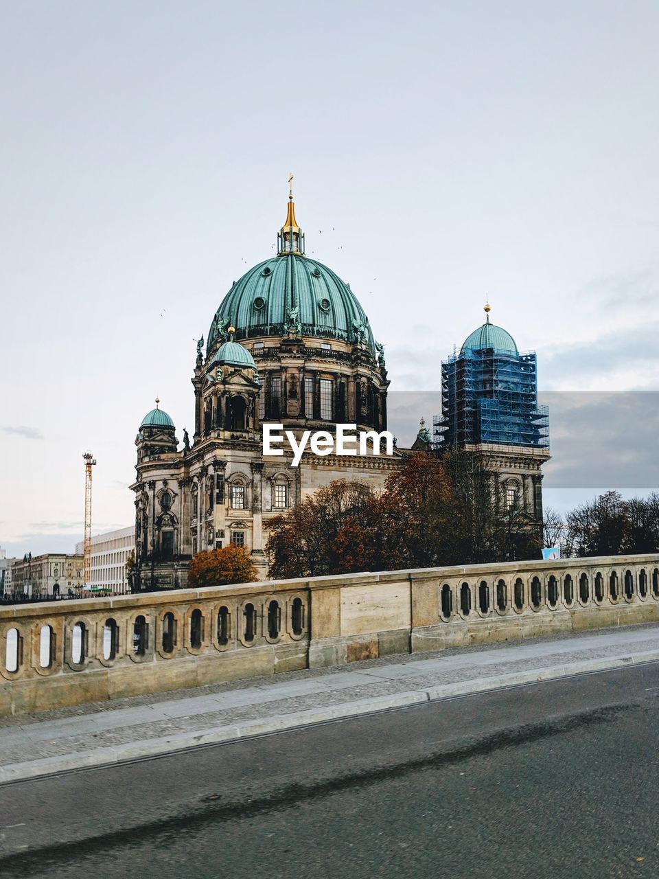 Cathedral against sky in city