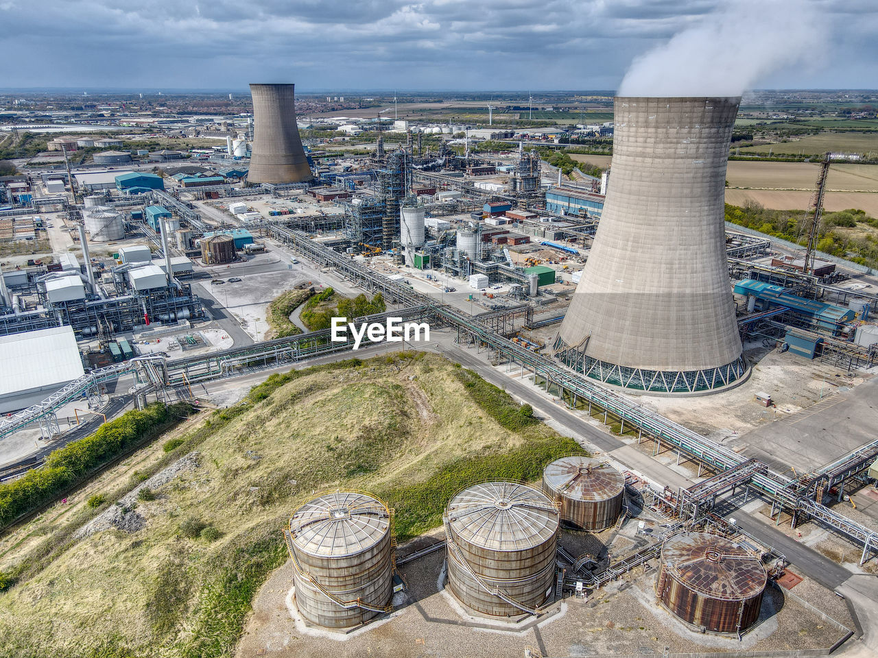 Chemical works in hull, east yorkshire, uk