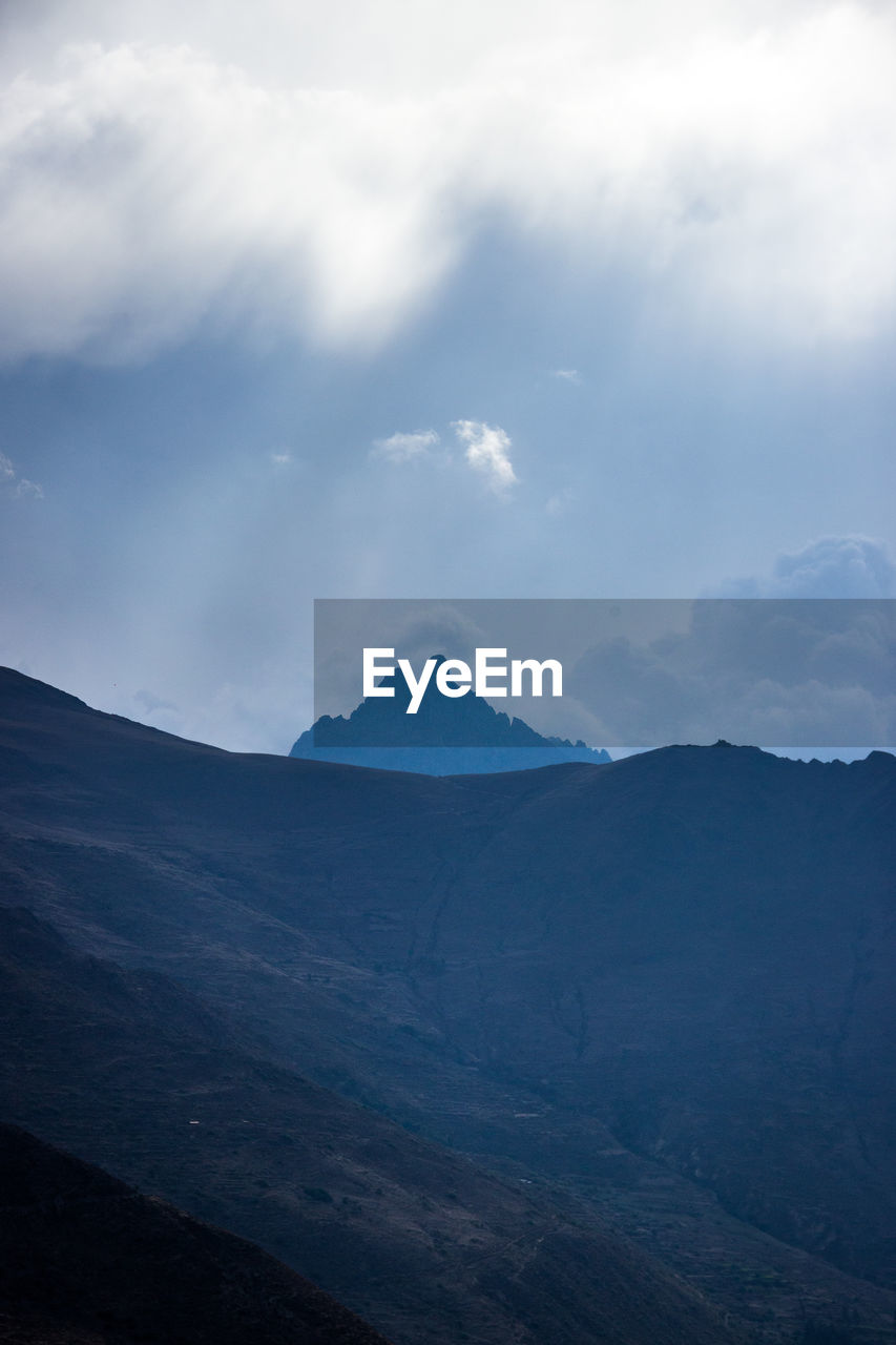 SCENIC VIEW OF ARID LANDSCAPE AGAINST SKY