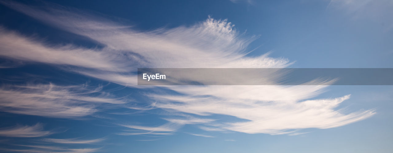 LOW ANGLE VIEW OF CLOUDS AGAINST SKY