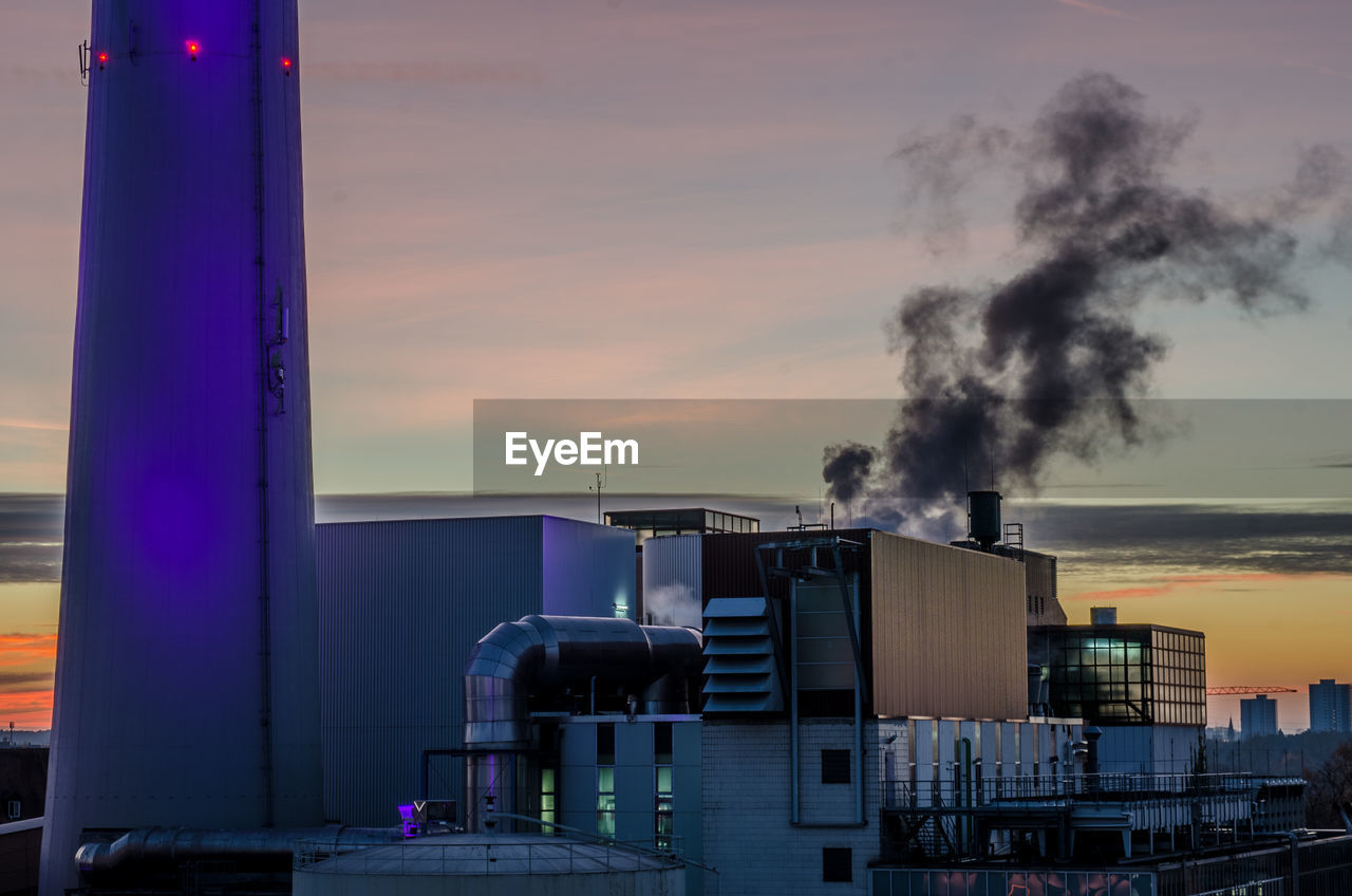 SMOKE EMITTING FROM FACTORY